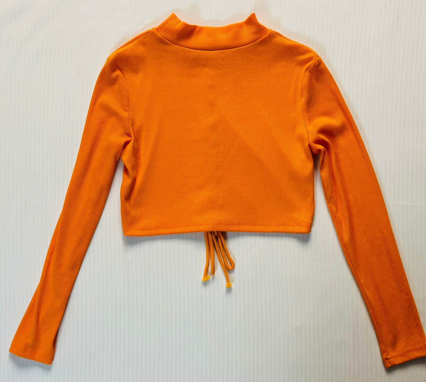 Neon Orange Crop Top