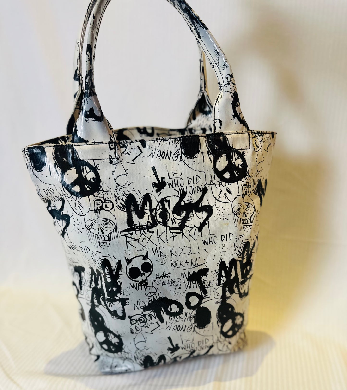 Marc Jacobs Punk Graffiti Tote Bag