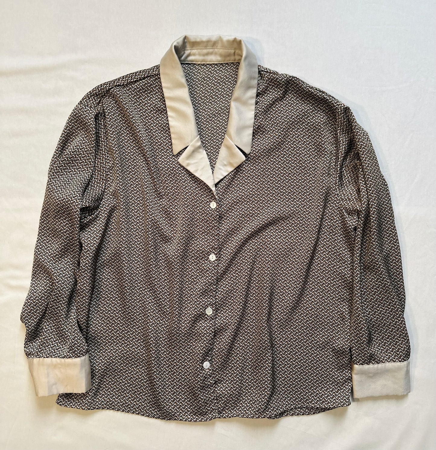Silky ADIOLI Allover Print Blouse