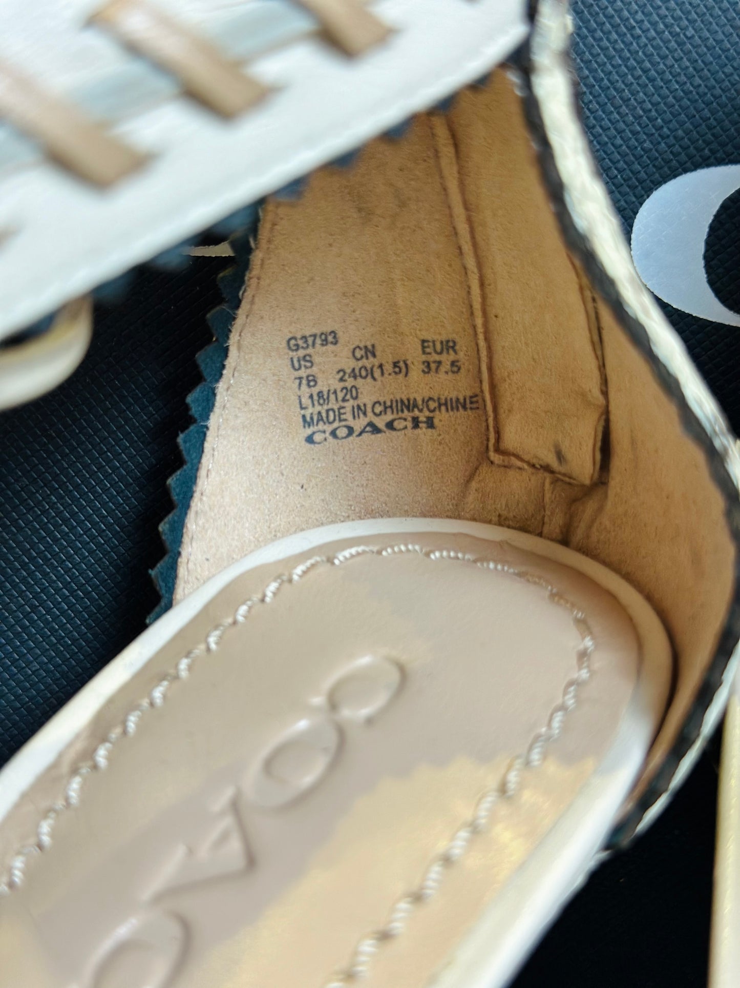 Coach Bella Western Stitch Sandals