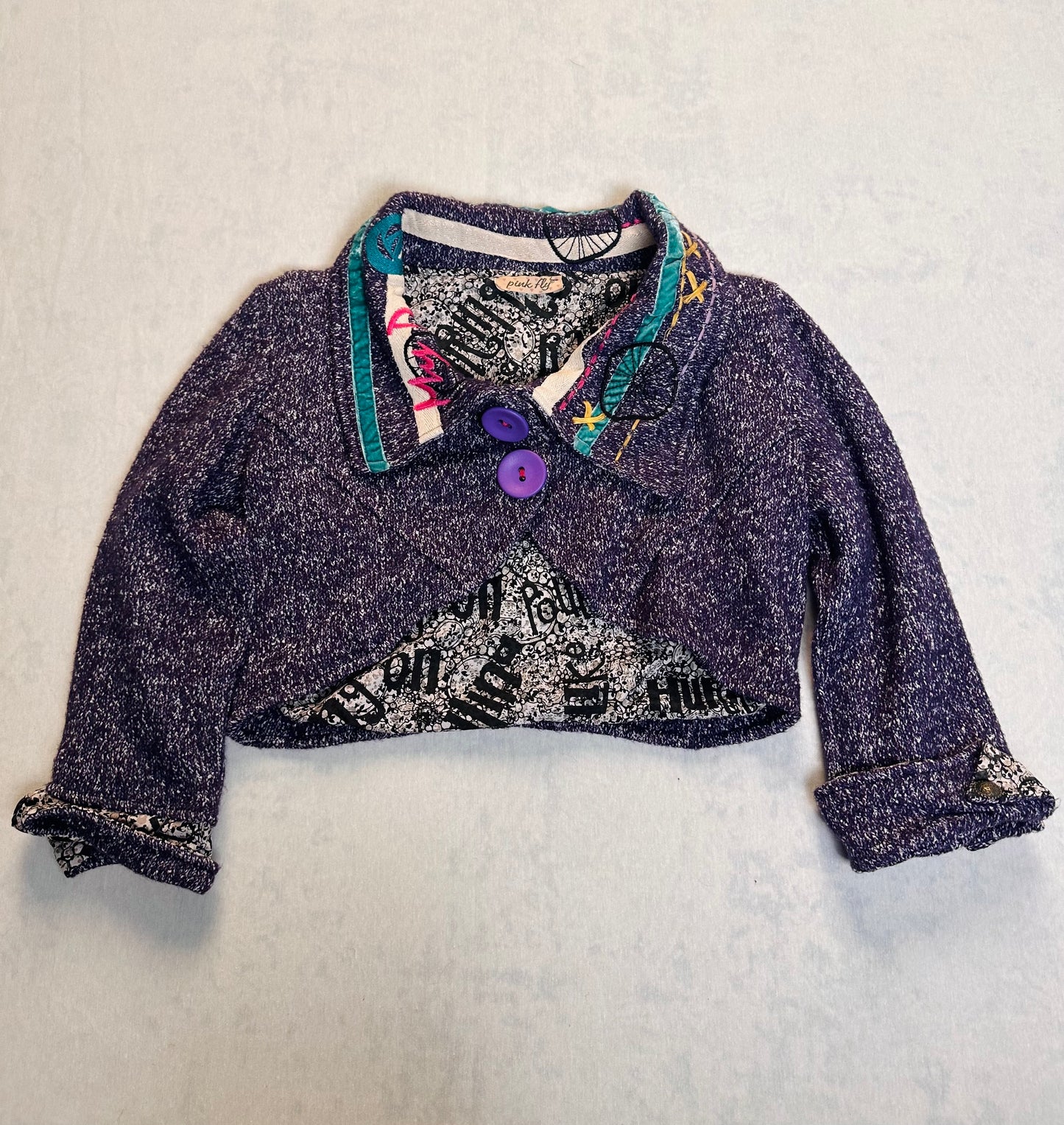 Vintage PinkFly Purple Jacket