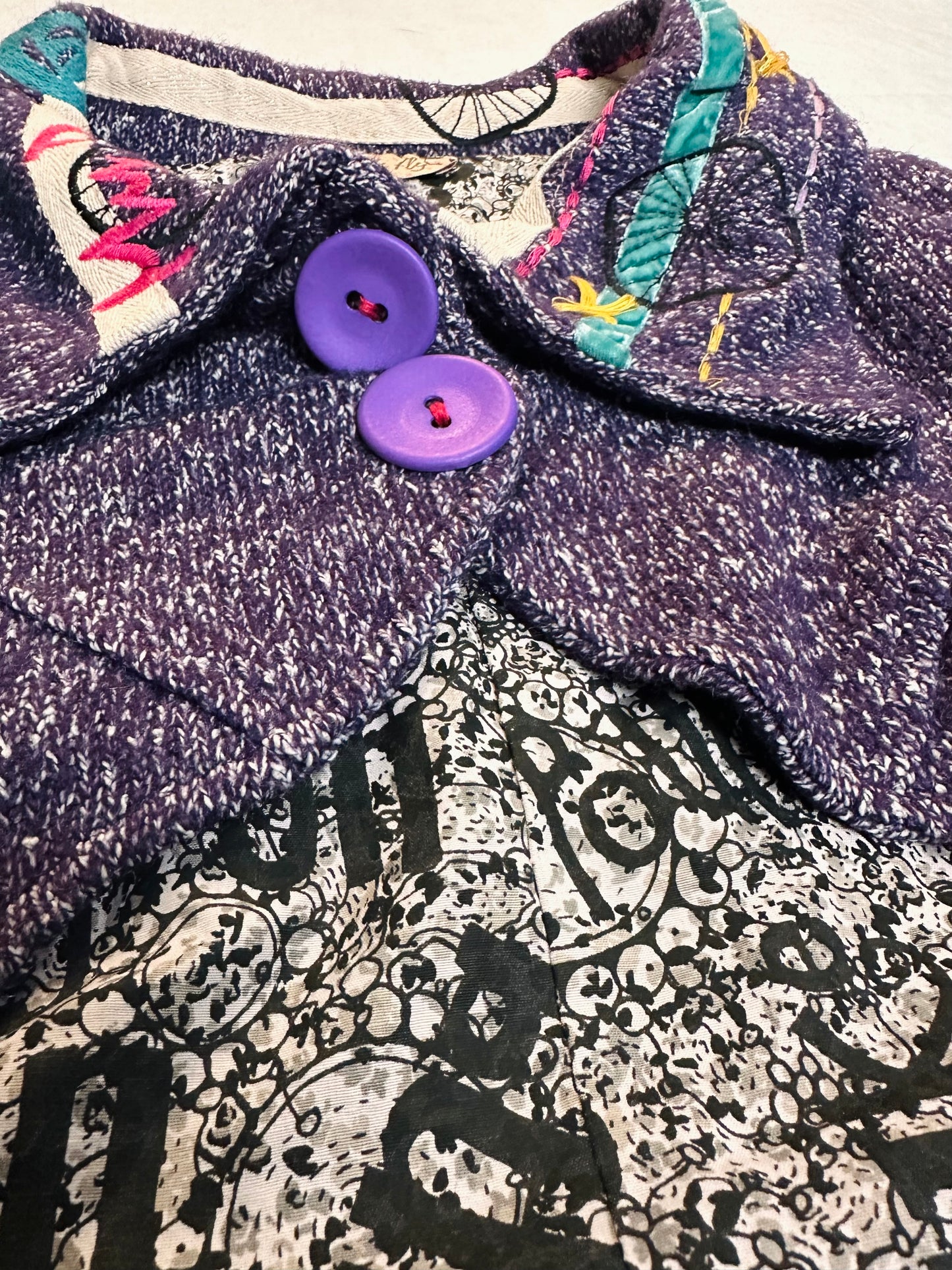 Vintage PinkFly Purple Jacket