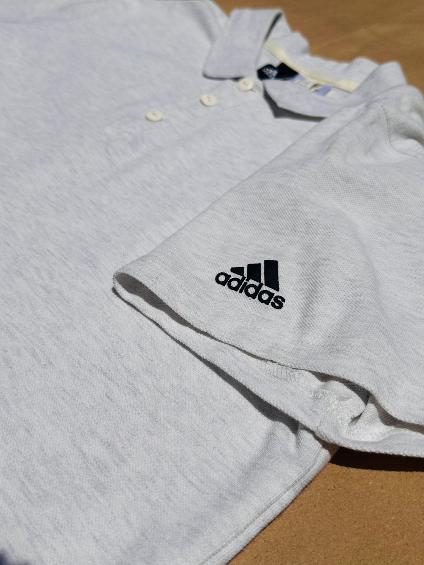 Adidas Polo Grey Shirt Size L