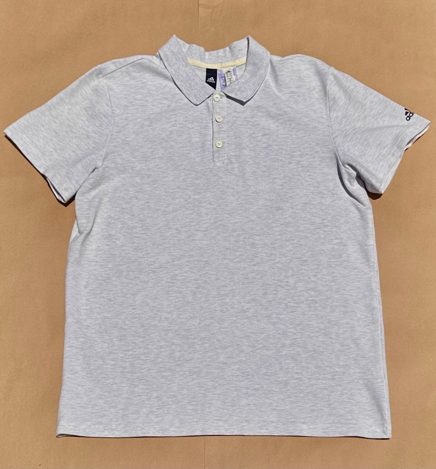 Adidas Polo Grey Shirt Size L