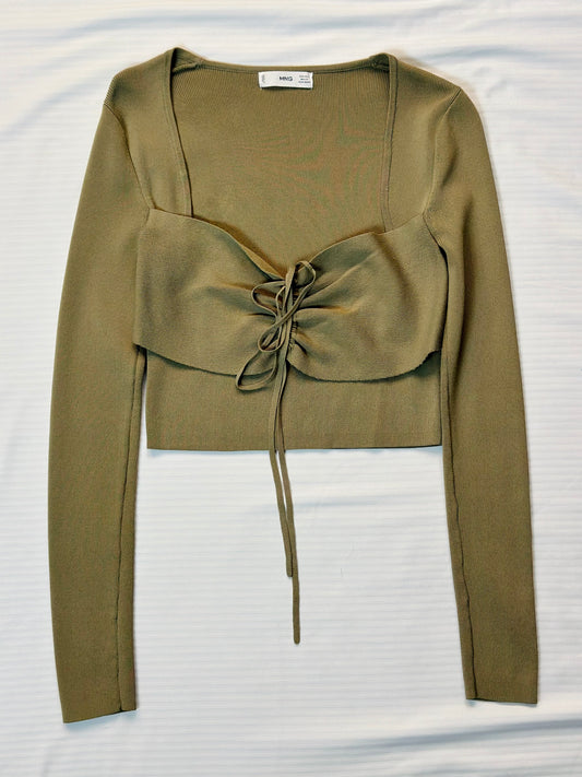 Mango - Ruched Detail Sweater
