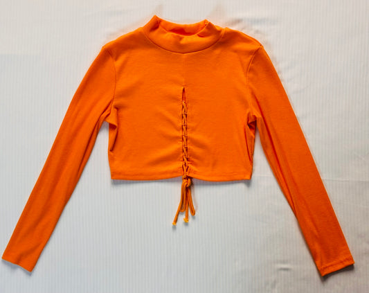 Neon Orange Crop Top