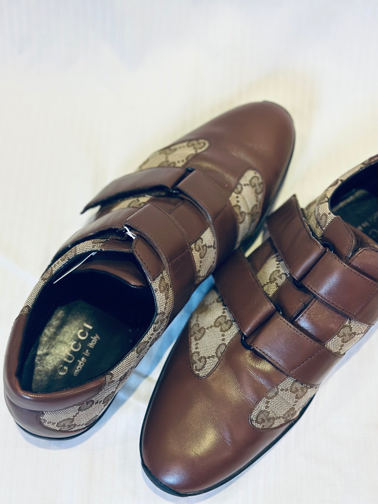 Gucci GG Velcro Sneakers (Sz 45)