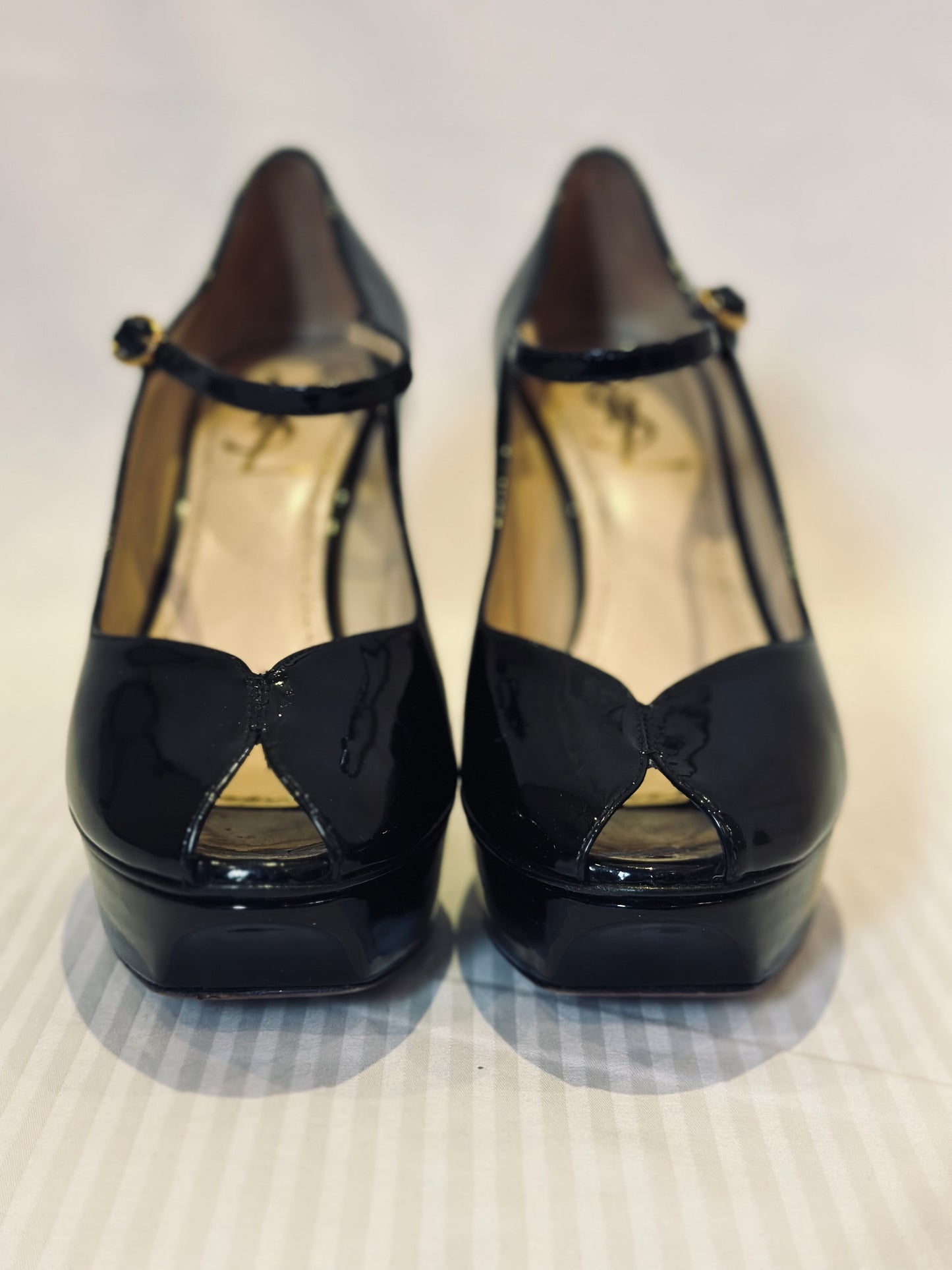Original YSL Paris Black Pumps