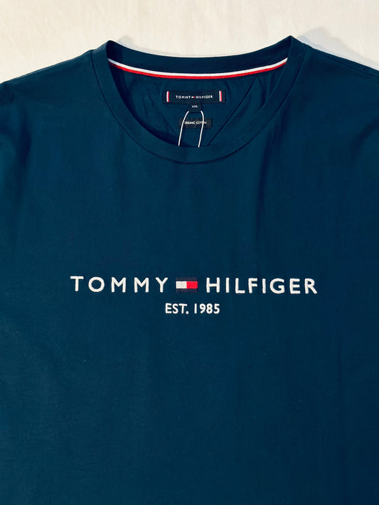 Tommy Hilfiger Logo Embroidery Slim Fit T-Shirt (Sz 2XL)